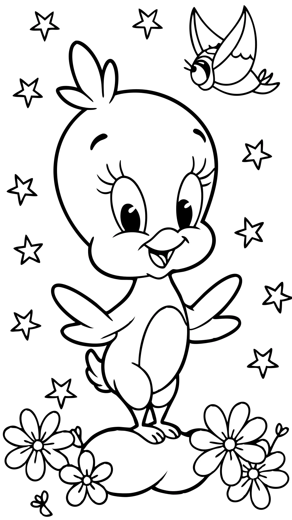 Tweety Bird Color Pages